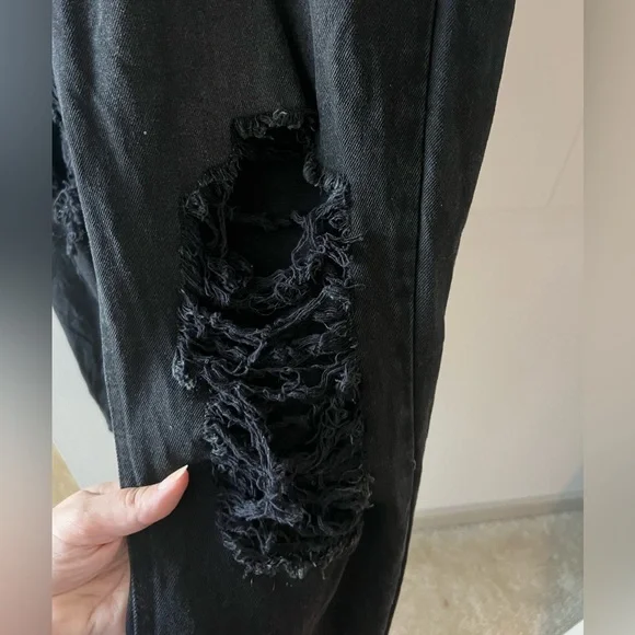 Nordstrom AFRM Cyrus Super High Rise straight Crop Jean. Size 31. - Picture 3 of 5